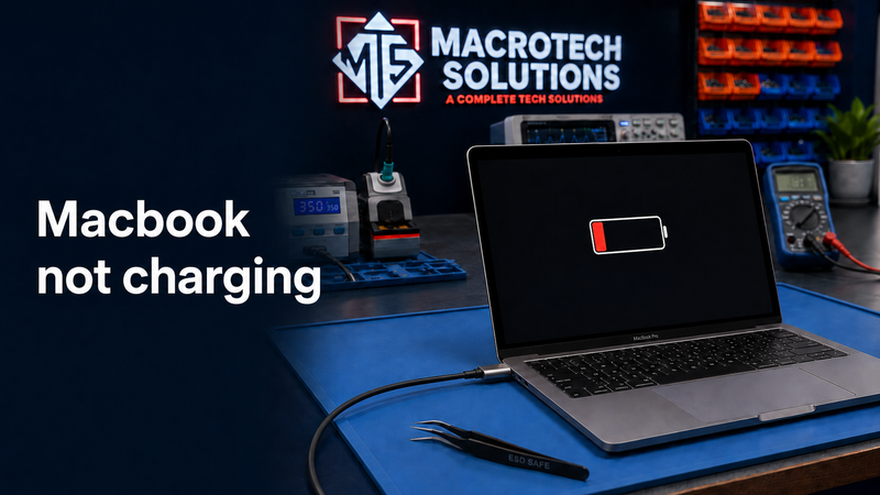 MacBook Won't Turn On? What's Actually Happening Inside (And When It's a Board-Level Fault)