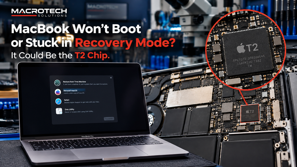 MacBook Won't Boot or Stuck in Recovery Mode? It Could Be the T2 Chip