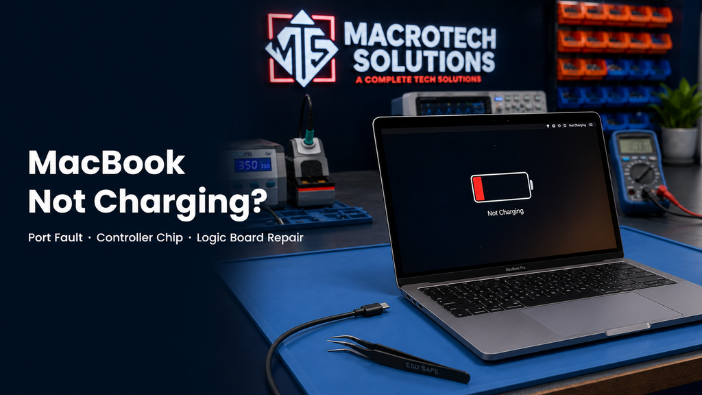 MacBook USB-C Port Not Working? Causes, Symptoms and Repair Options