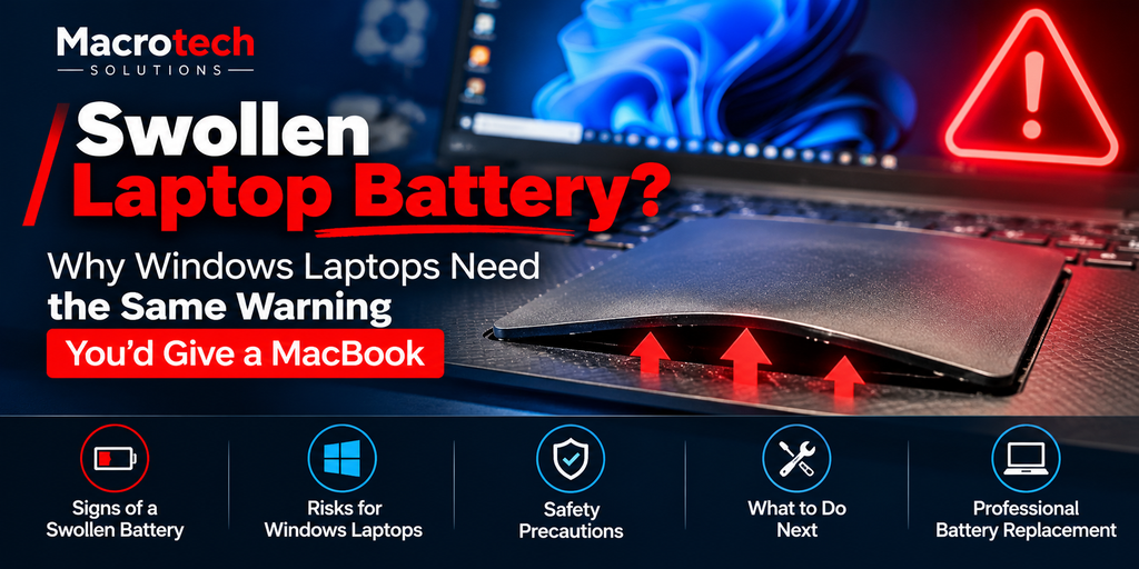 Swollen Laptop Battery? Why Windows Laptops Need the Same Warning You'd Give a MacBook
