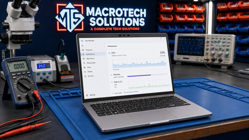 Why Is Your Windows Laptop Running Slow? How to Diagnose High CPU, Disk and Memory Usage