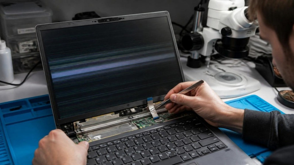 Laptop Screen Flickering or Showing Lines? How to Tell a Panel Fault From a Cable or Board Problem