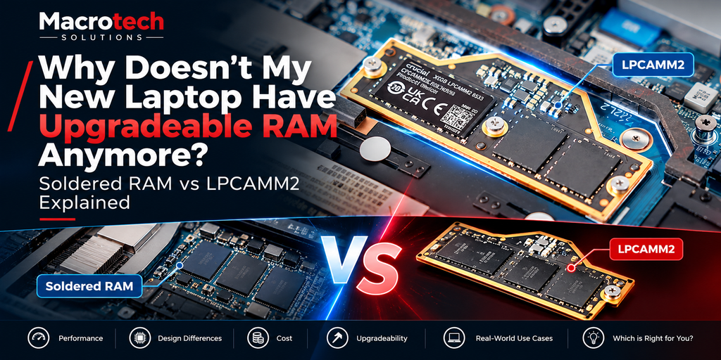 Why Doesn't My New Laptop Have Upgradeable RAM Anymore? Soldered RAM vs LPCAMM2 Explained