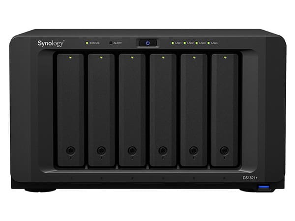 Synology DiskStation DS1621+ 6-Bay NAS AMD Ryzen Quad Core 4GB RAM  Built in NVMe