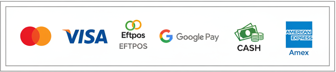 Accepted payment methods