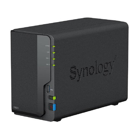 Synology DiskStation DS223 2-Bay Diskless  Realtek RTD1619B quad-core 2GB RAM