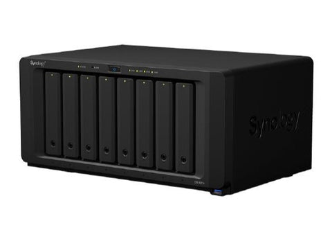 Synology DiskStation DS1821+ 8-Bay Diskless NAS Tower  AMD Ryzen Quad Core 2.2GHz 4GB RAM  Scalable