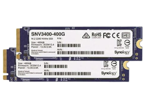 Synology Bundle - DS1621+ DiskStation 6 Bay NAS + Warranty Upgrade EW201 + 2 x 400GB NVMe