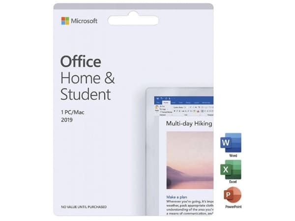 Microsoft Office Home and Student 2021 Medialess 1 User for PC & Mac